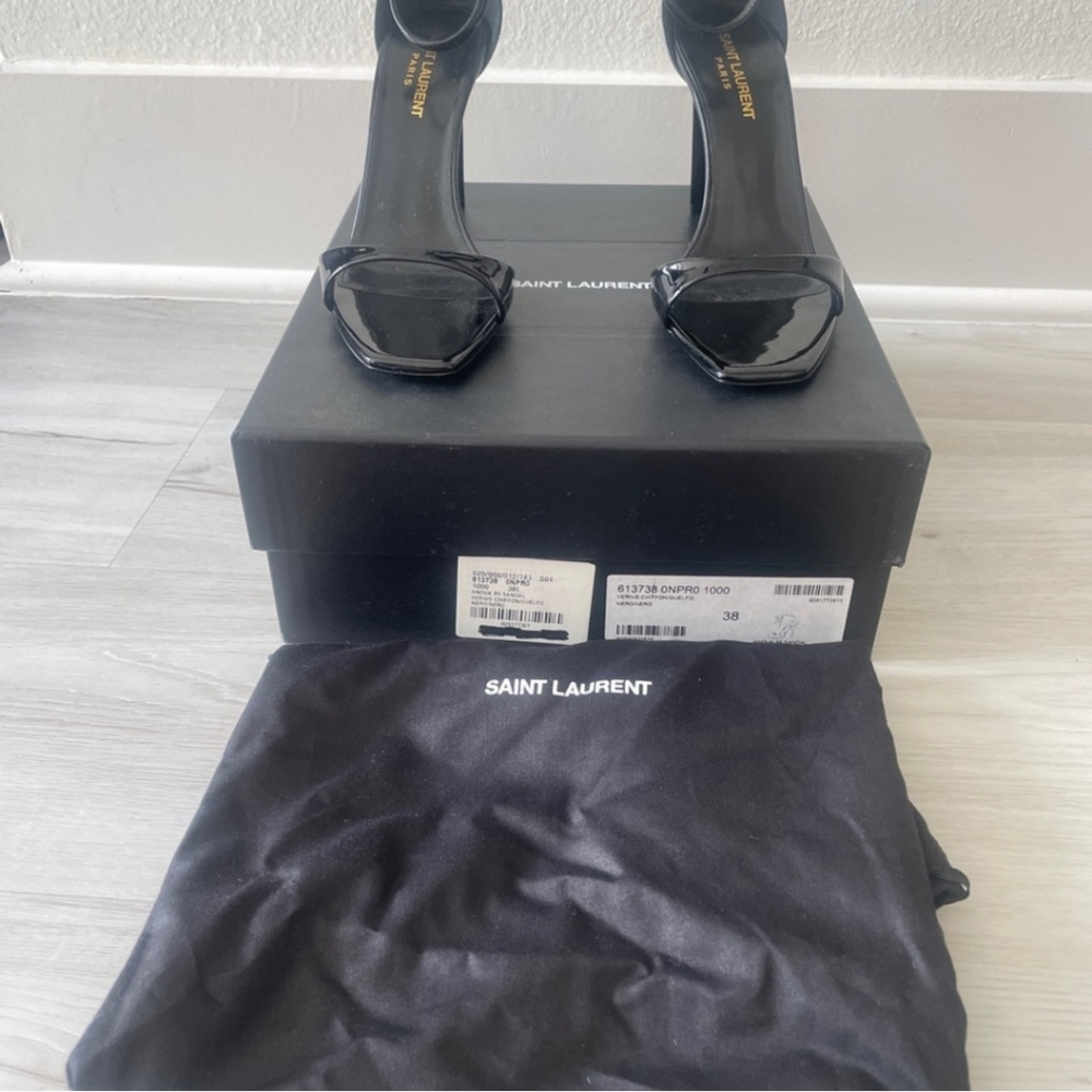 Ysl Leather Shoes View 3